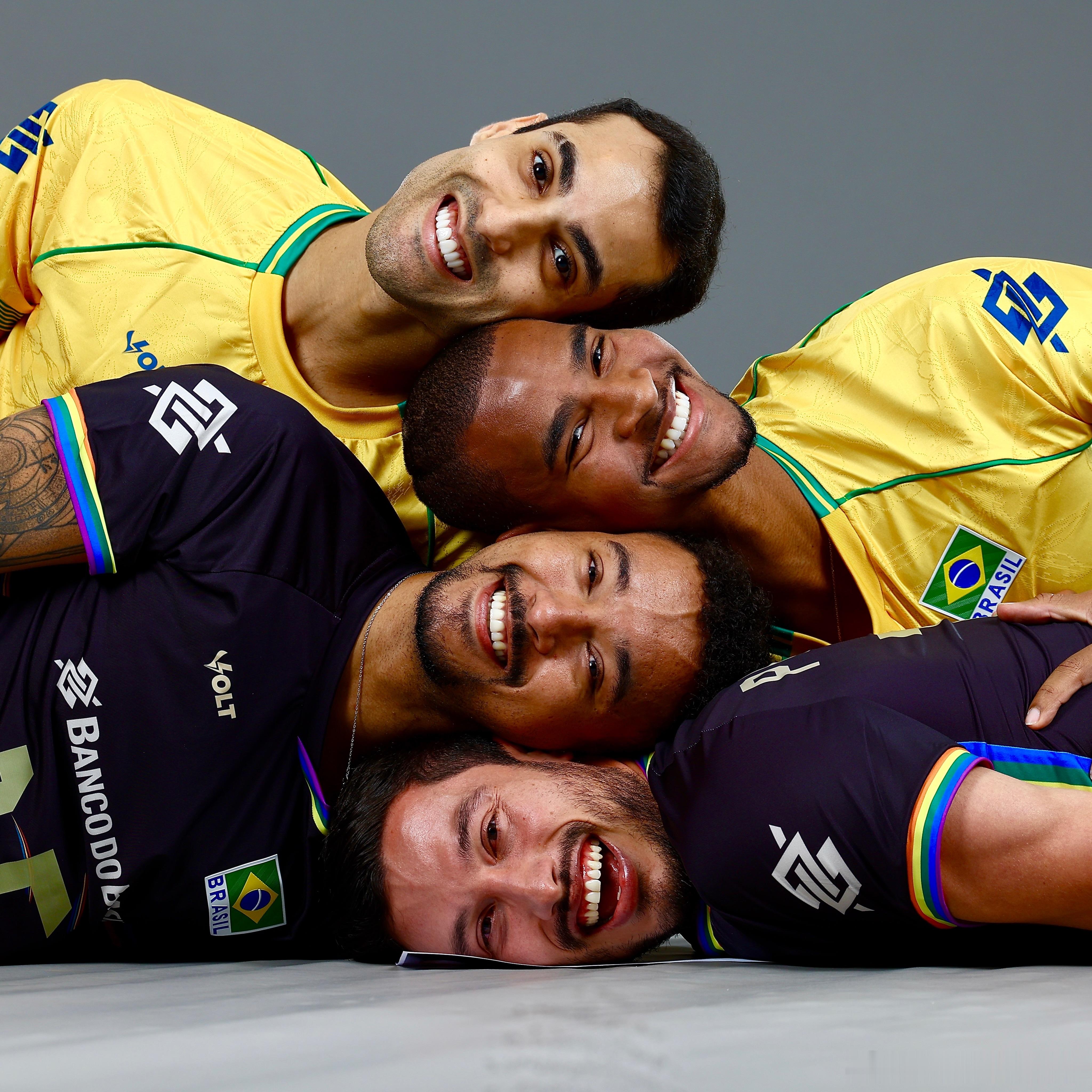 2026年世界男排联赛 🌈🇧🇷巴西男排的“四朵金花”——迈克、道格拉斯 ·
