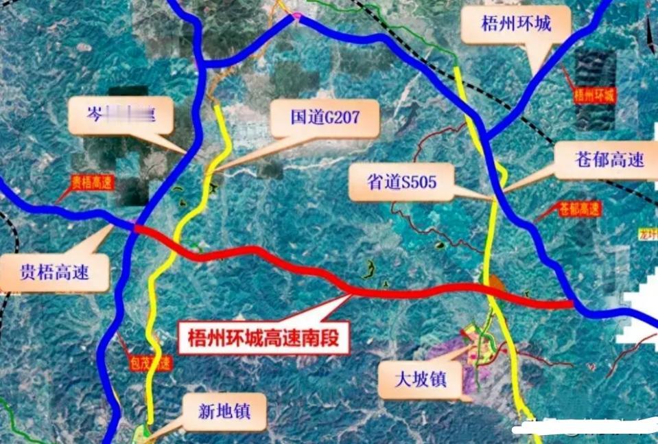 梧州环城高速南段预计2026年通车

梧州环城高速公路南段建设迎来新进展，该段路