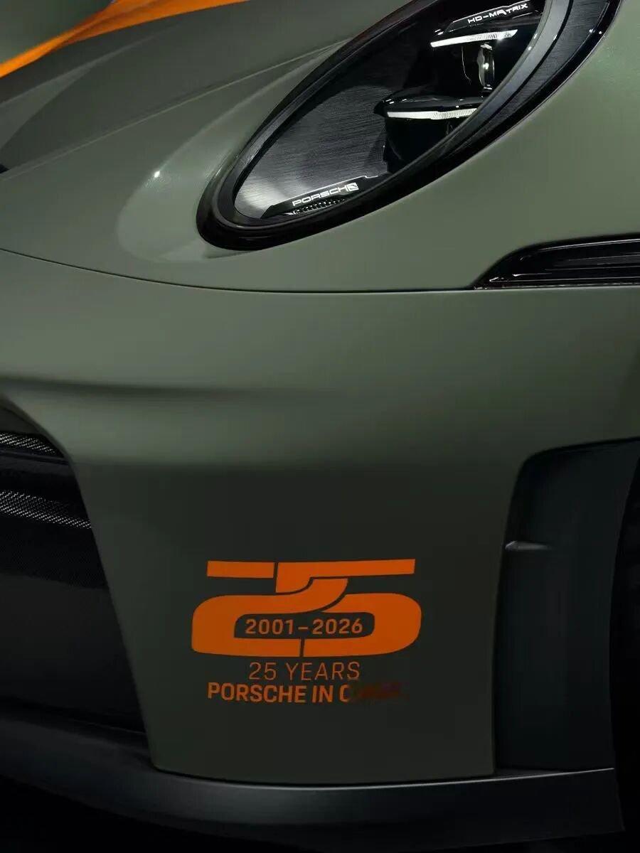 车市热门 保时捷在华 25 周年典藏车911 GT3 Sonderwunsch 