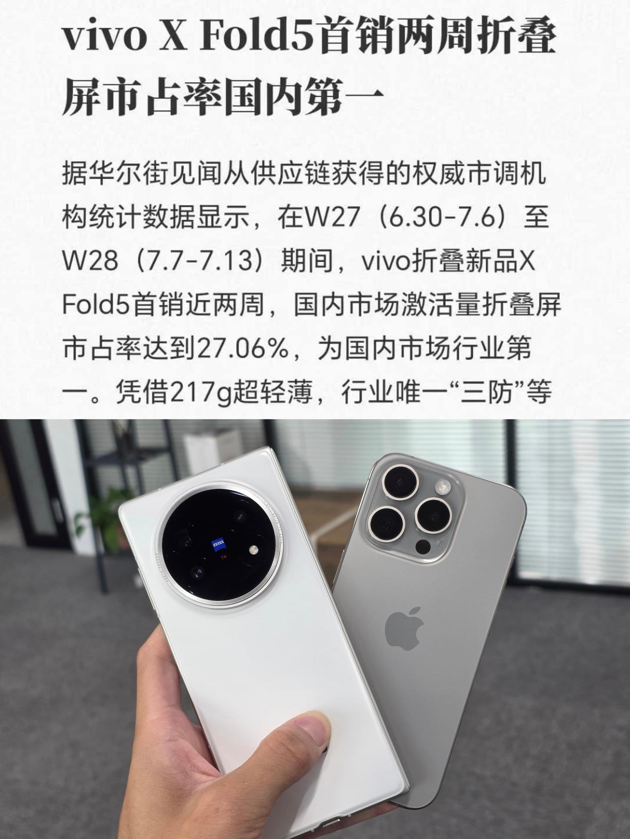 我不知道说XFold5什么才好...

蓝厂这波一直强调X Fold5这个机子是