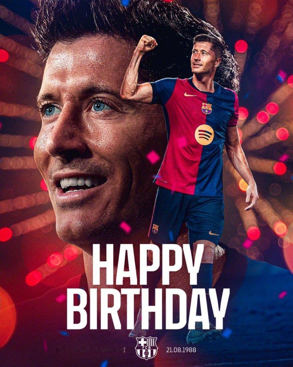 莱万生日快乐[酷]#巴萨# ​​​