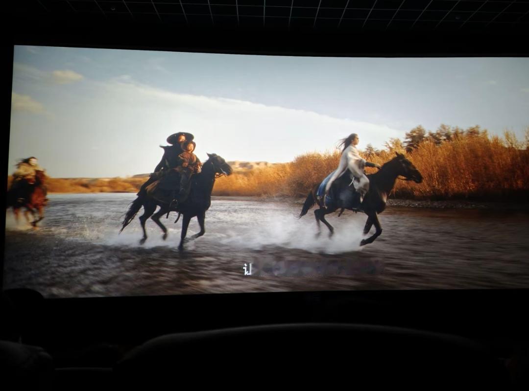 电影《镖人》这段策马河滩上的画面场景，创意是不是来自于伊犁昭苏的天马浴河场景，看