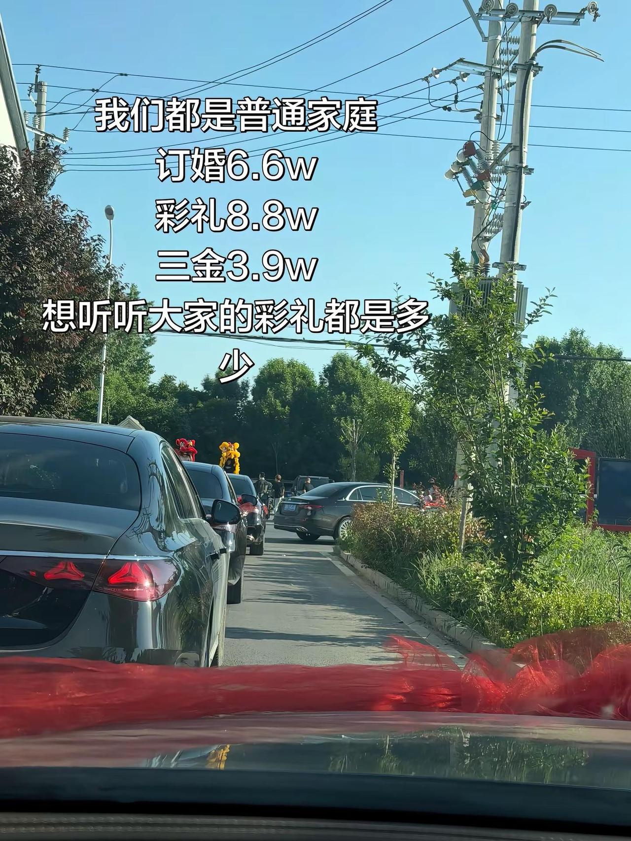 我们都是普通家庭 订婚6.6w 彩礼8.8w 三金3.9w 想听听大家的彩礼都是