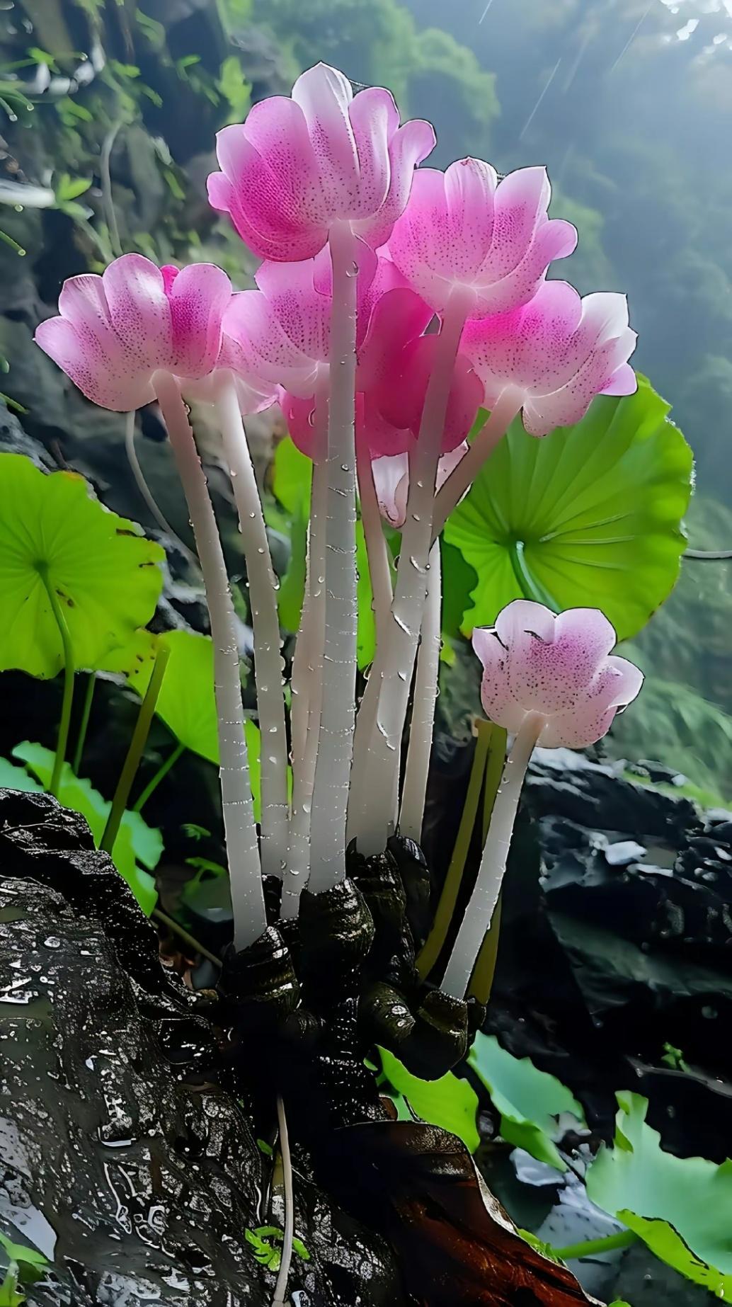 天空花园山彪天空花园白云乘，万紫千红映苍穹。身穿天蓝雪绒蒿，欲竞天蓝缀星辰。红丝
