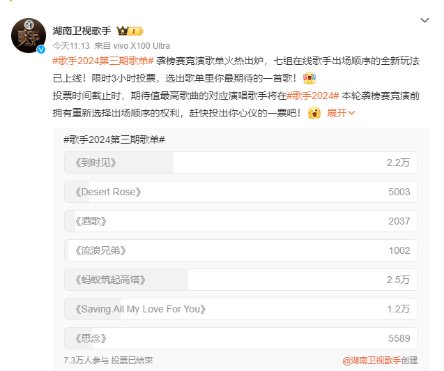#汪苏泷唱思念# 《#歌手2024# 》第三期歌单有！网传汪苏泷会唱《思念》~ 