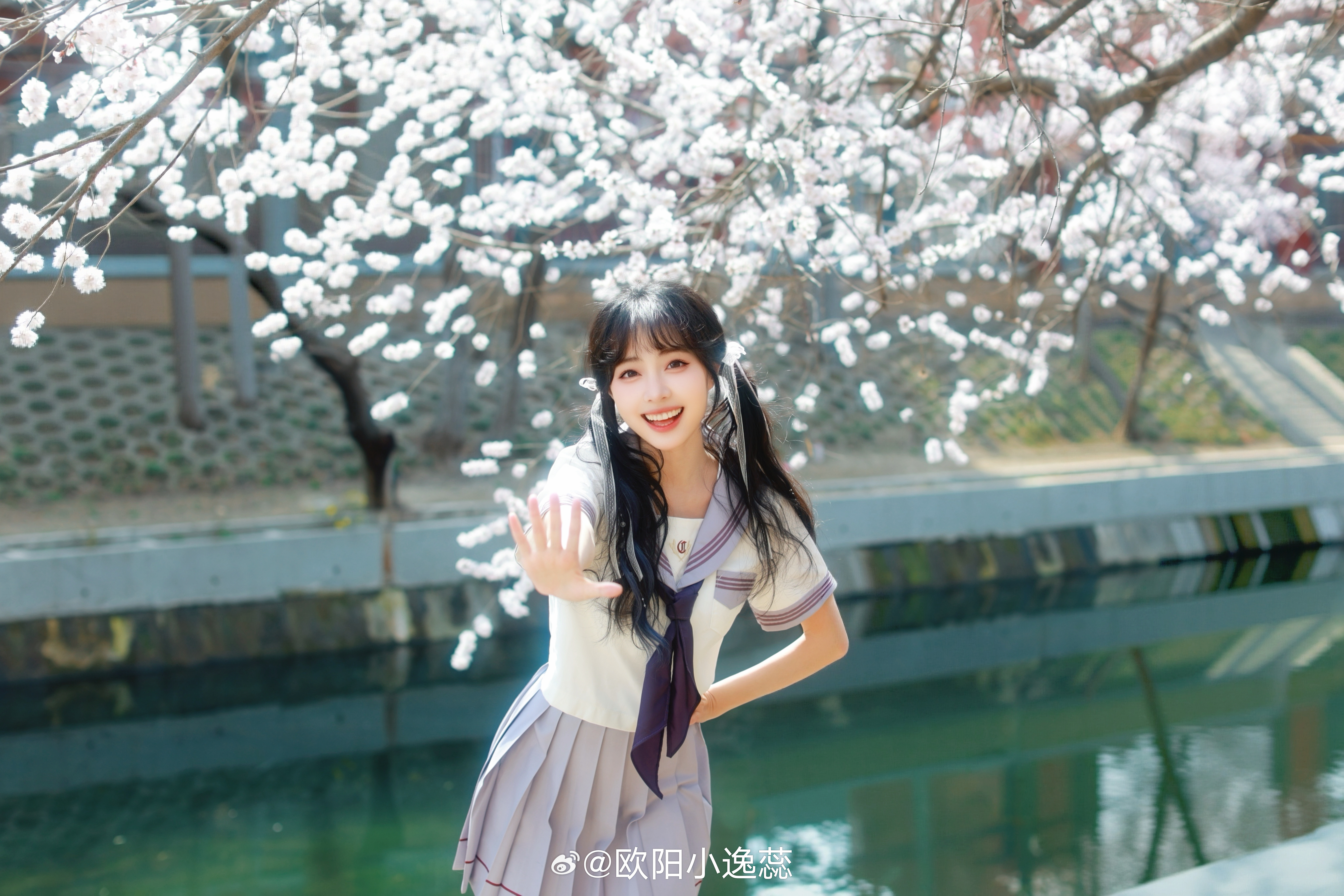 趁阳光正好，趁桃花未谢🌸 