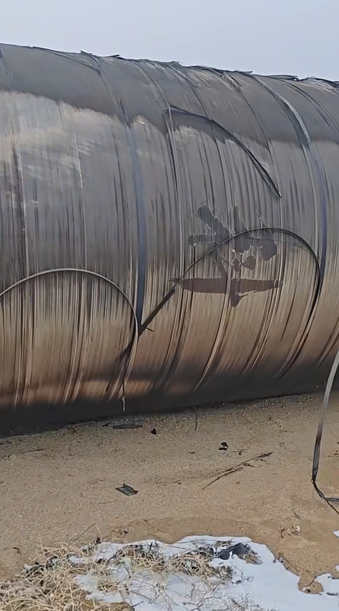 固体火箭残骸大家能看的出这是谁家的型号么👀 