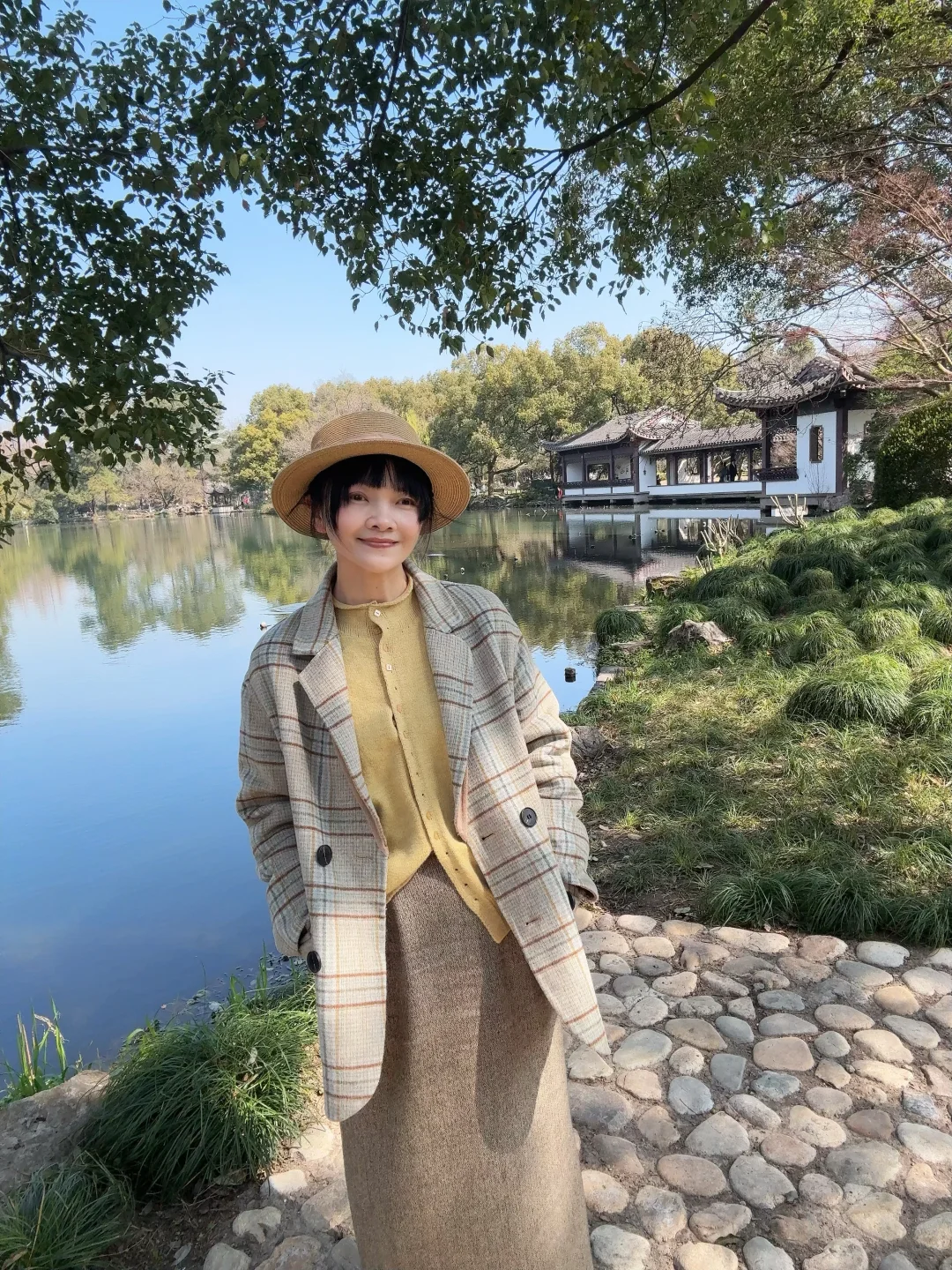 西湖北岸散步｜我与春，两清欢