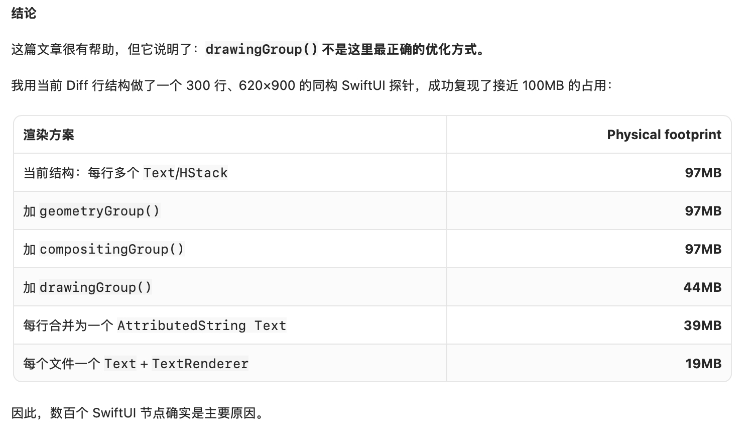 最近和 GPT 结对深入学习 SwiftUI，我把技术方案丢给他，让它 Benc