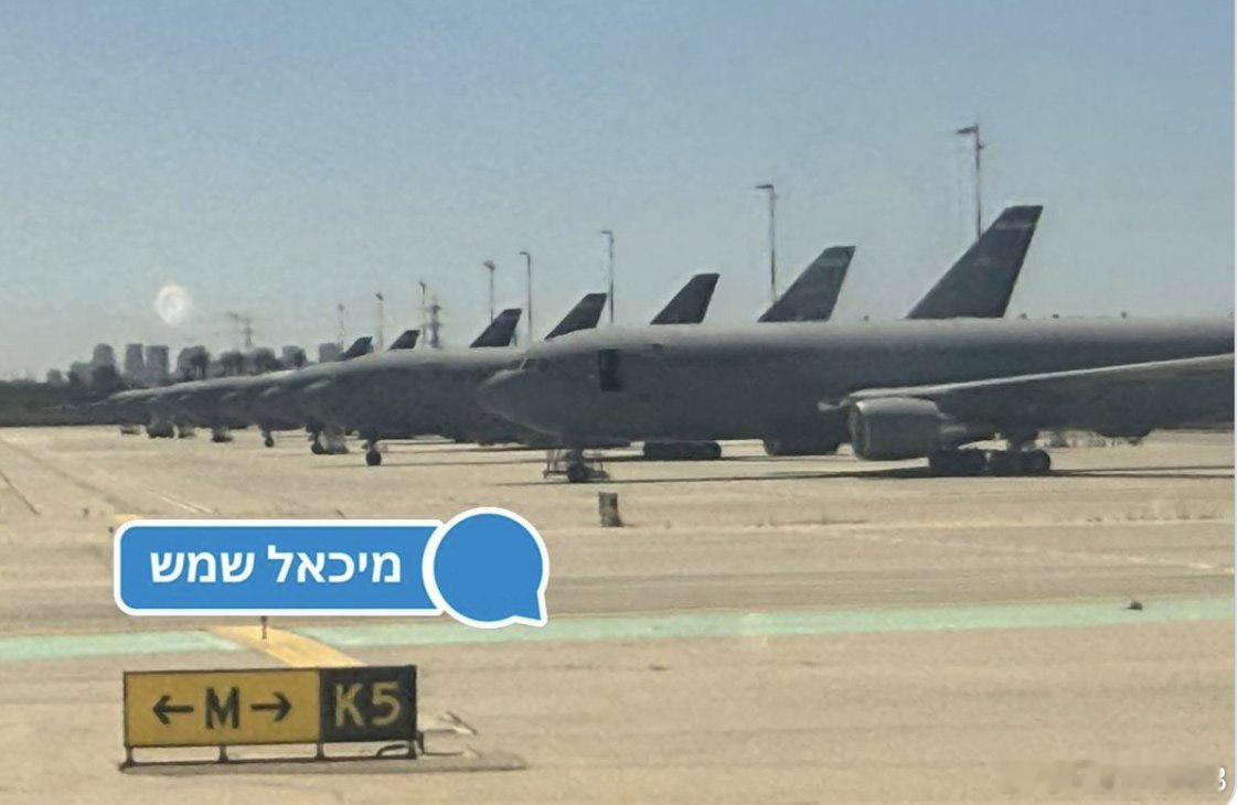 英国川d粉：大量美国空军加油机仍驻扎在以色列本古里安机场。美国正在向中东转移大量