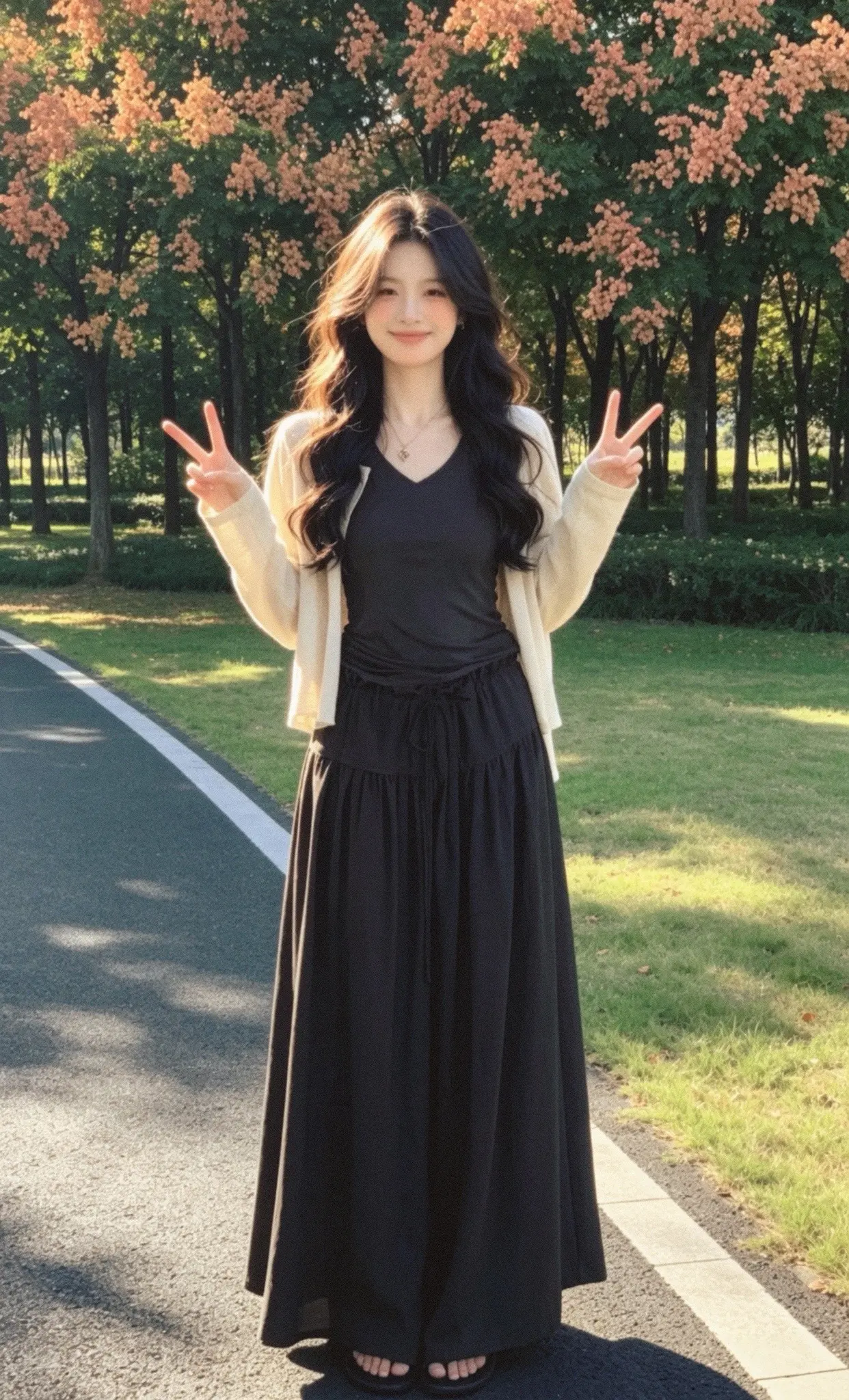 日常出片穿搭 减龄气质穿搭 谁穿谁美 温柔松弛感穿搭 气质收腰显瘦