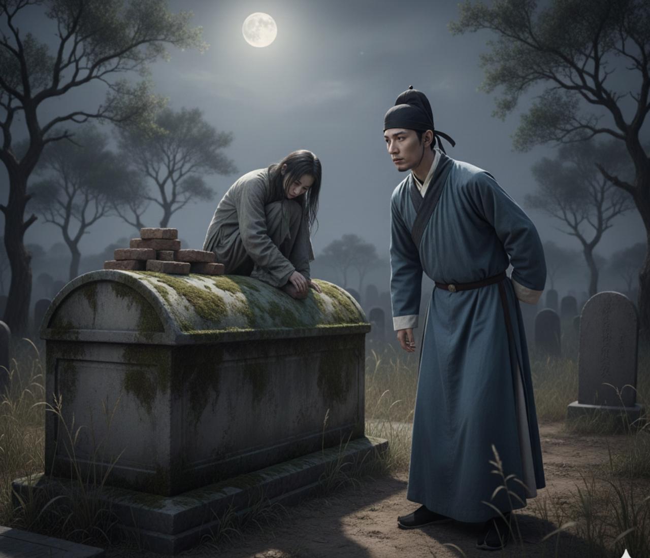 有一个姓刘的年轻人，少年时行事仗义，很有胆量。
他曾客居在楚州淮阴县，结交的朋友