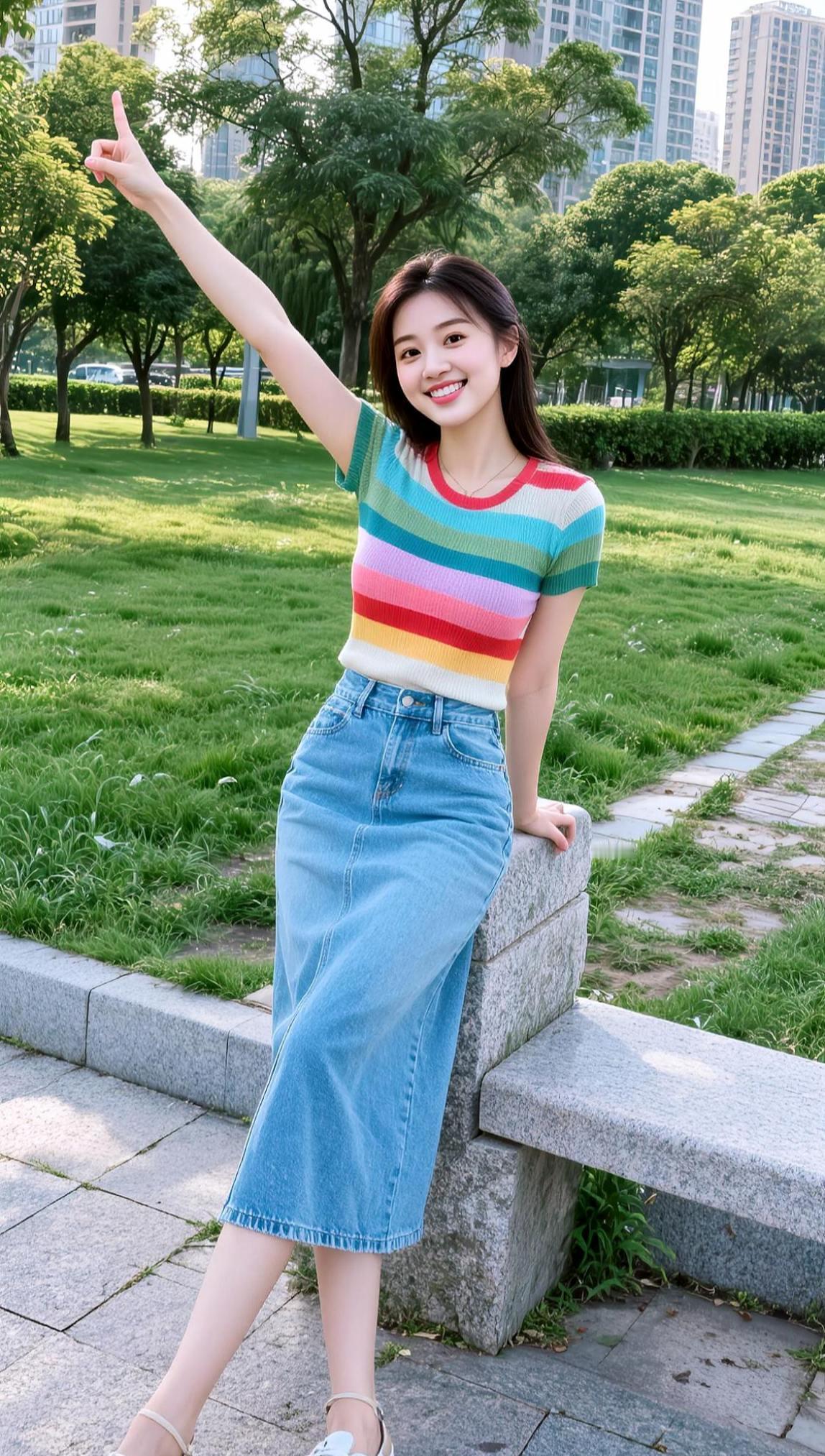 AI草地生活照 抖音ai创作 想唱就唱想跳就跳