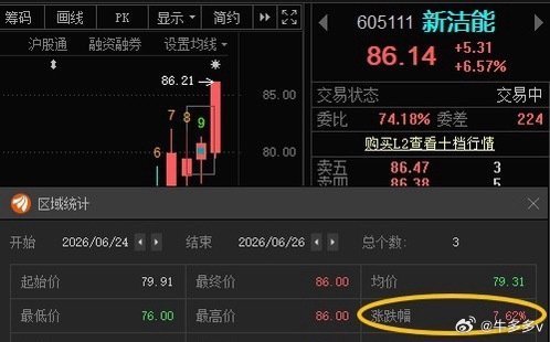 新洁能605111📈T+2涨幅7.62%，恭喜耐心等待的朋友！