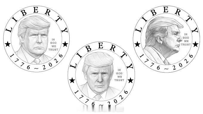 川普政府计划在明年发行一枚印有川普肖像的1美元硬币，尽管美国已有百年惯例，不会在