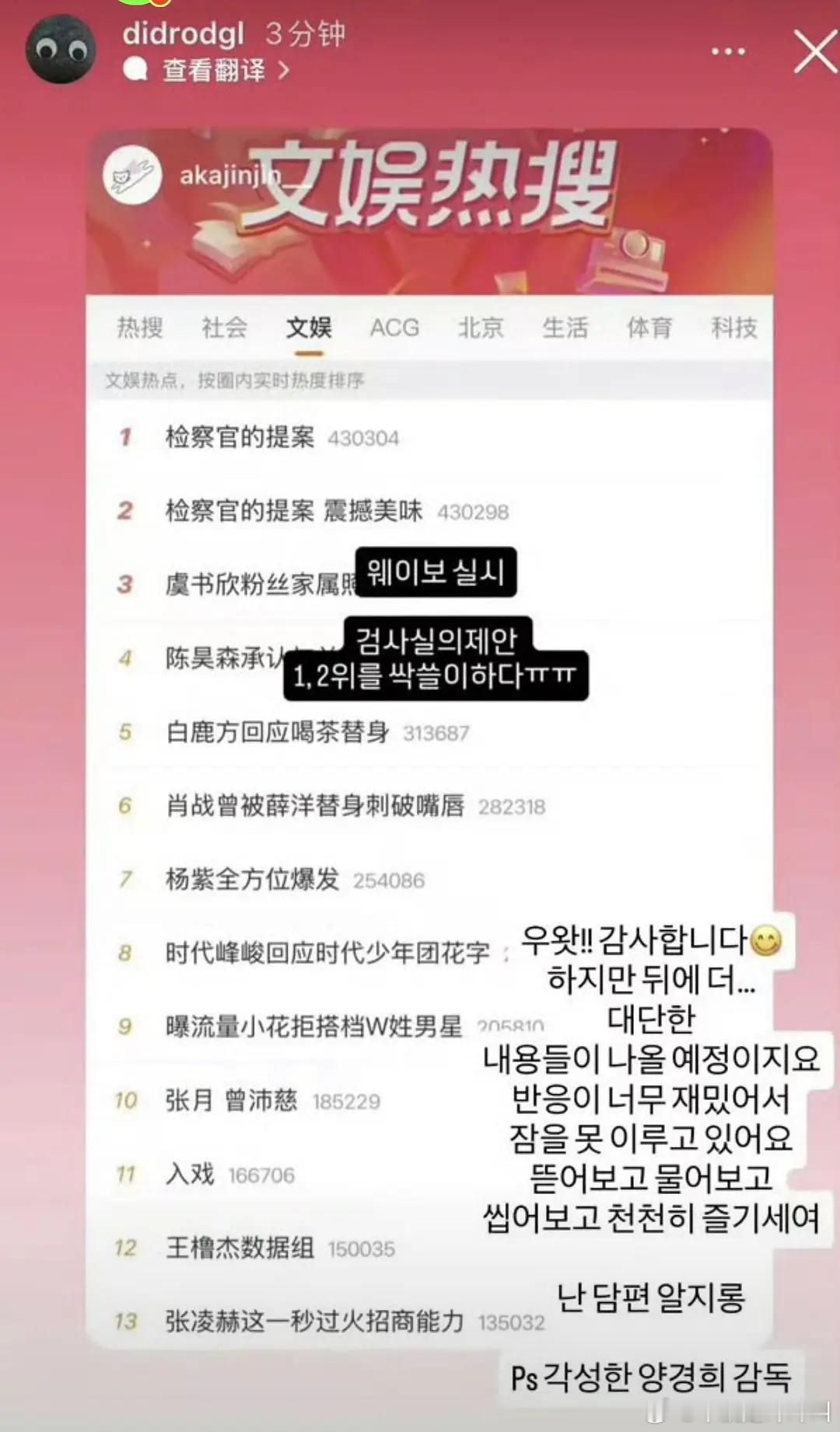 检察官导演发的 🇰🇷也在意web 战绩吗