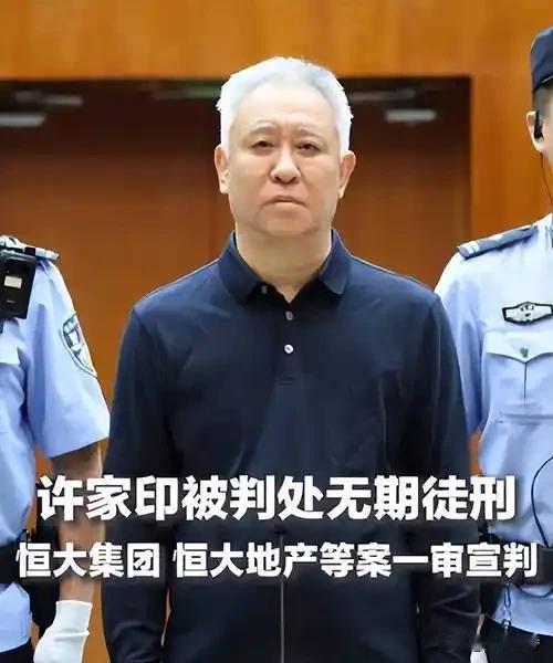 我认为许家印一审被判无期徒刑，完全是罪有应得、罚当其罪，彰显了法律的公平正义与威