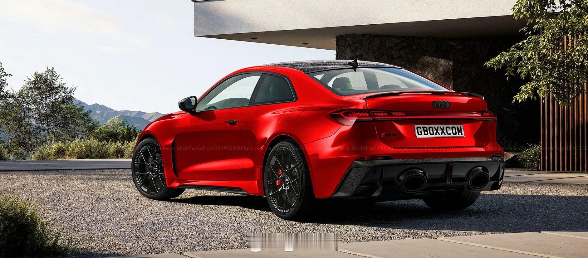 奥迪奥迪RS 5 Coupe版渲染图 奥迪RS 5 Coupe版渲染图，大家觉得