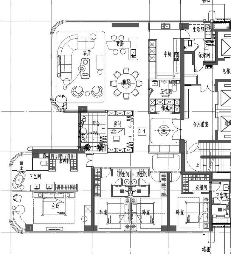 网传中海深超总深湾胤府户型图