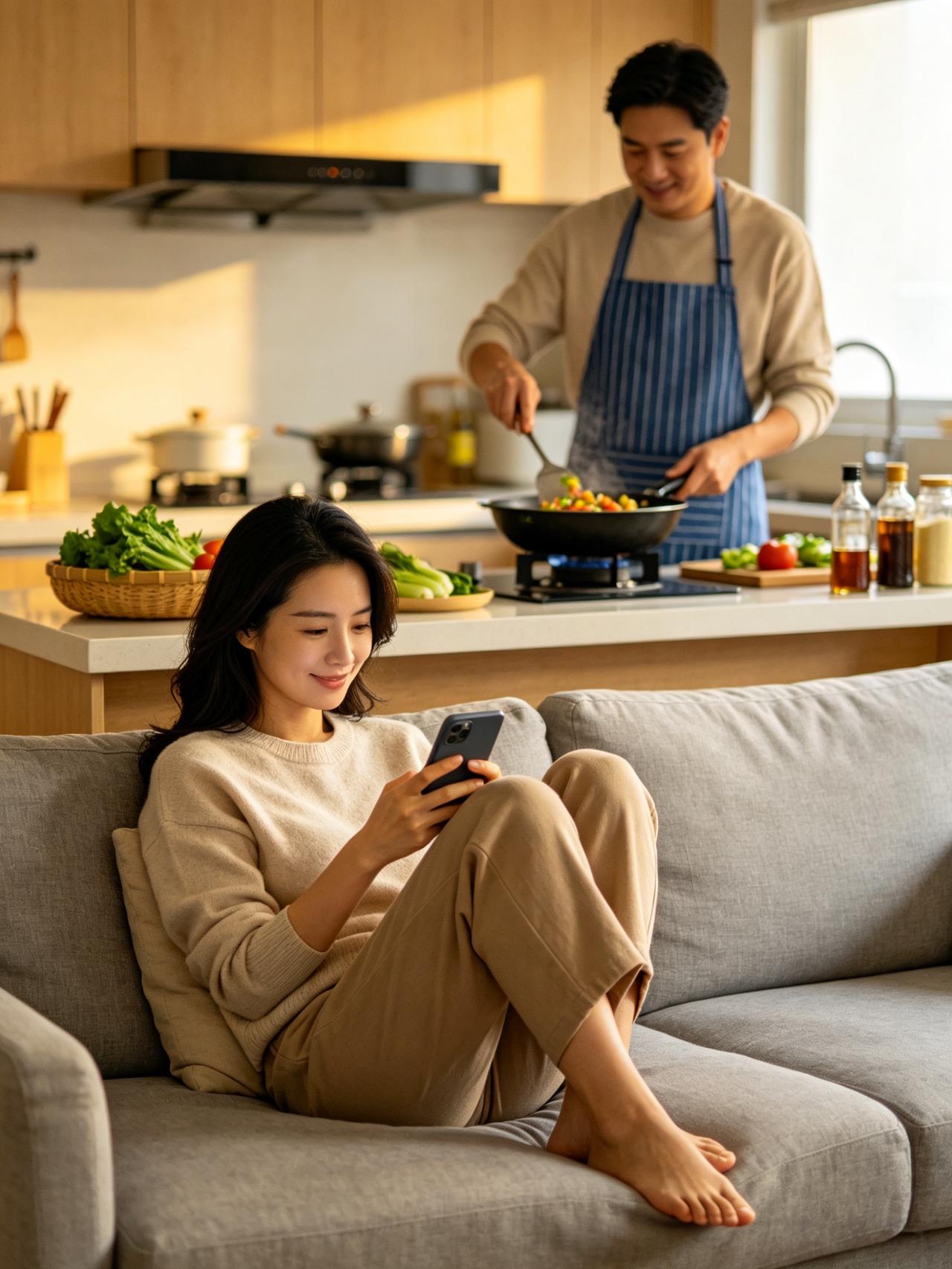 有没有发现一个很现实的现象？有些女人不用上班赚钱，不想做饭就不做，懒得打扫就放任