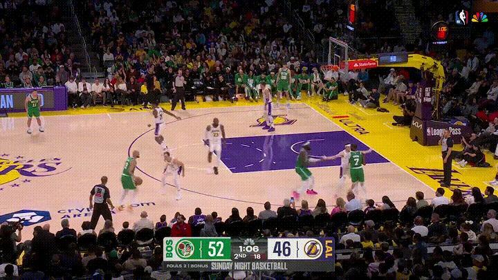 湖人巨星詹姆斯真是太霸气了，他好好的教训了一下杰伦-布朗。在今天湖人主场迎战凯尔