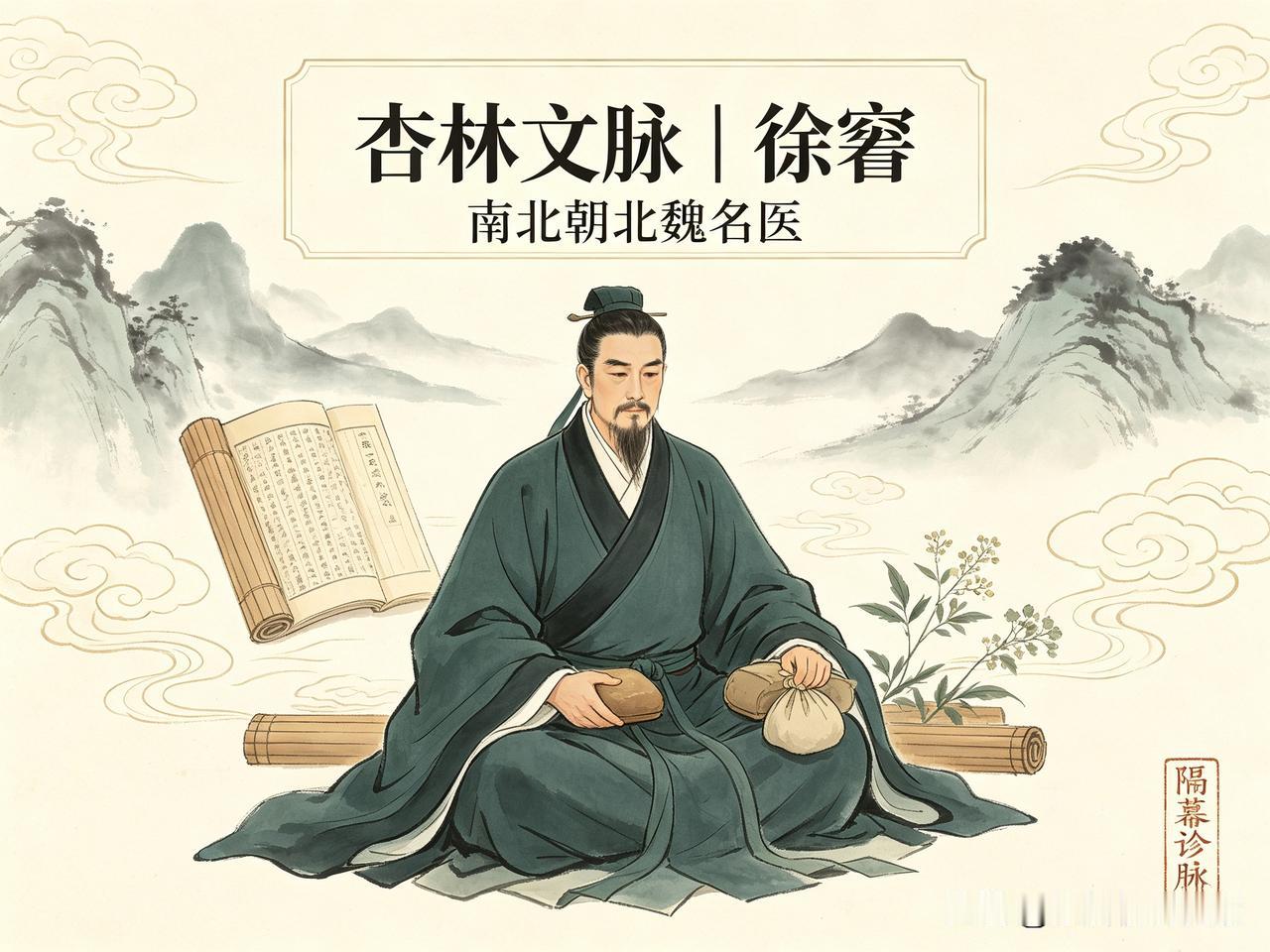 杏林文脉｜徐謇：隔幕诊脉名动北魏，徐氏医家一代名医

南北朝，东海徐氏是传承数代