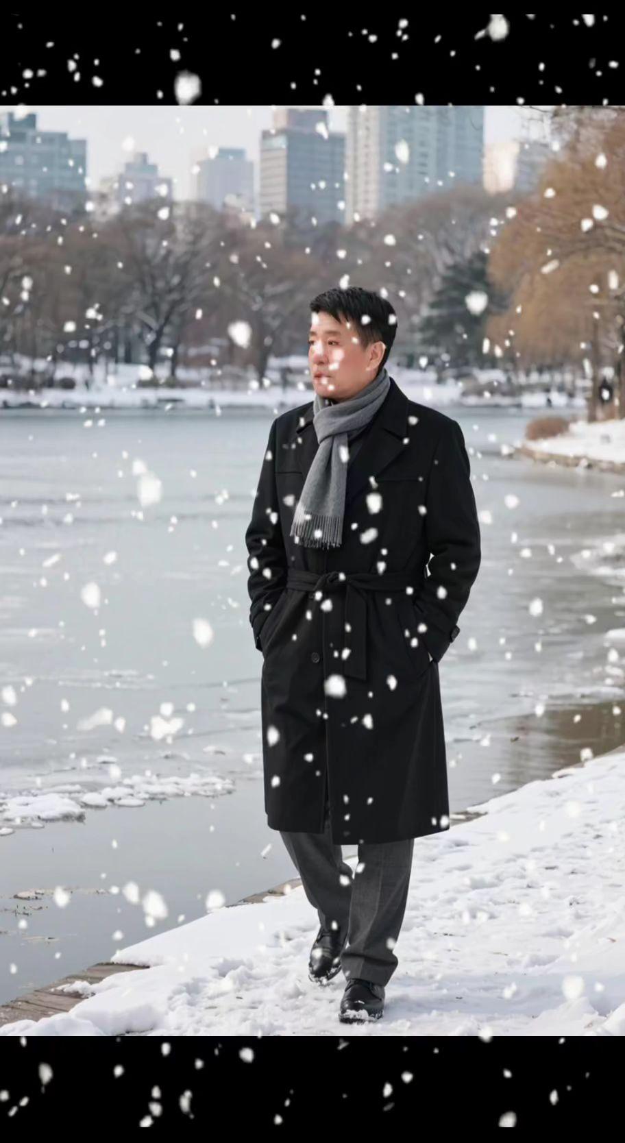 雪花零花请你别下，扛工的姐弟盼着早点回家一一