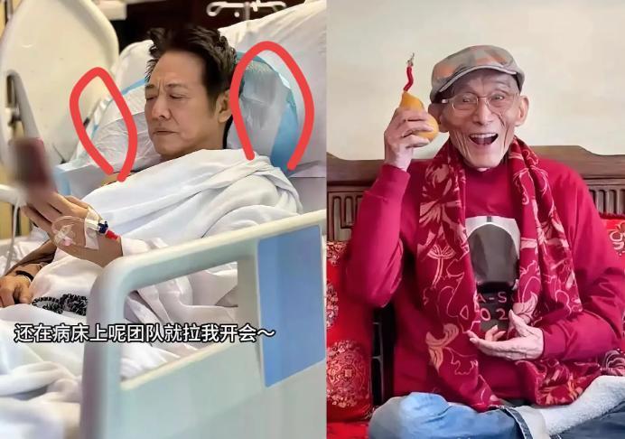 看了李连杰把尿片垫在枕头上，
我才明白，
游本昌先生为什么坚持要在养老院度过晚年
