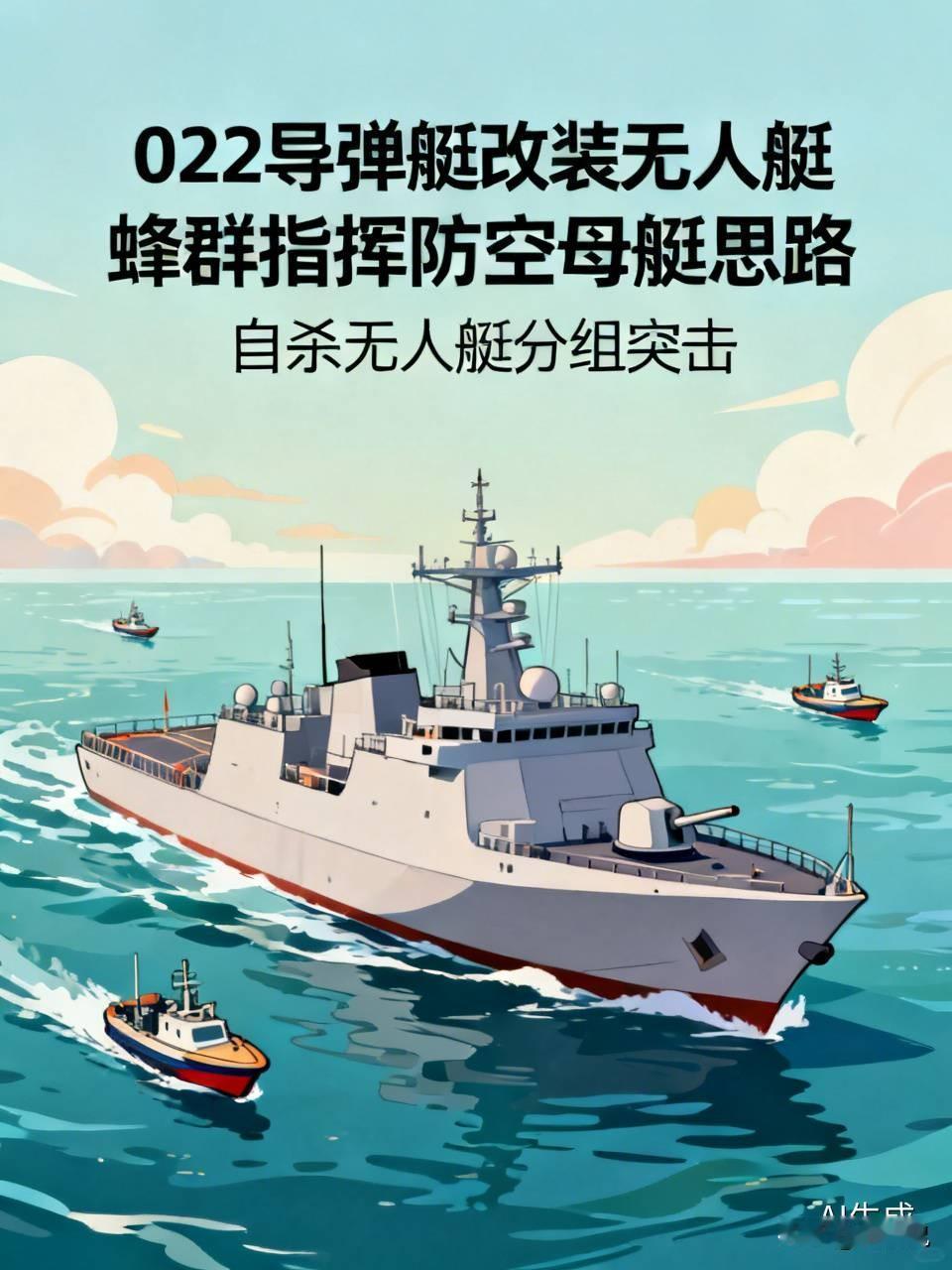 当年叱咤近海的022隐身导弹艇囤了一大批，光放港口吃灰实在浪费，改成无人艇简直是