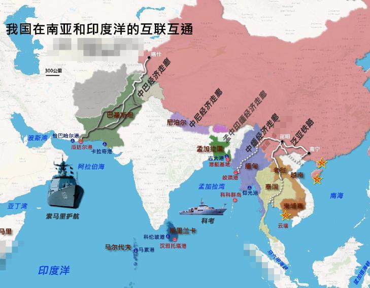 南亚战略乃是重中之重！
其实南亚战略很简单，就是说要扶持南亚各个小国，然后压制印