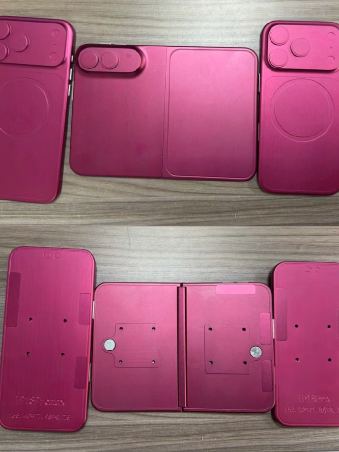 iPhone三款新机机模出炉 今年的苹果新机已经彻底定稿了，看机模细节，iPho