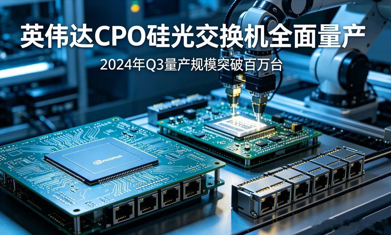 英伟达CPO硅光交换机全面量产6月2日，英伟达正式官宣Spectrum-X系列C
