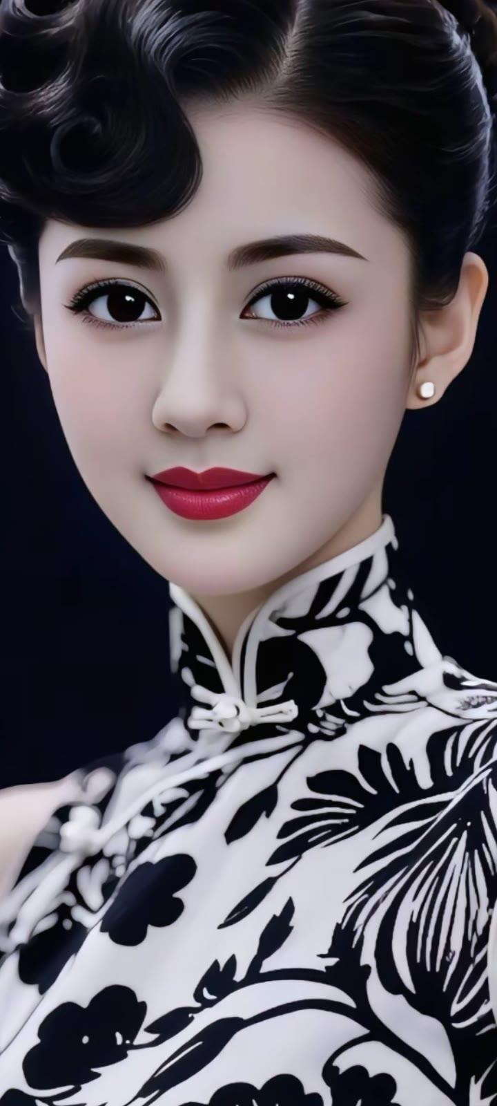 复古旗袍，优雅气质，韵味十足