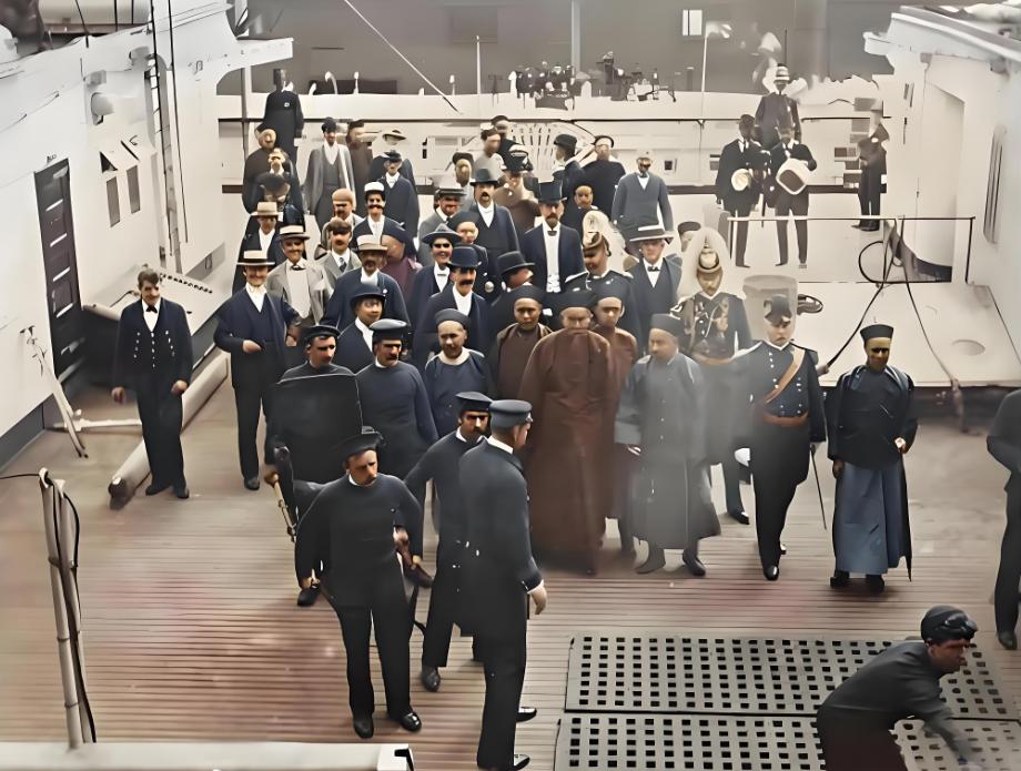 1896年8月28日下午，李鸿章乘坐”圣·路易斯”号邮轮抵达美国，或许他本人也没