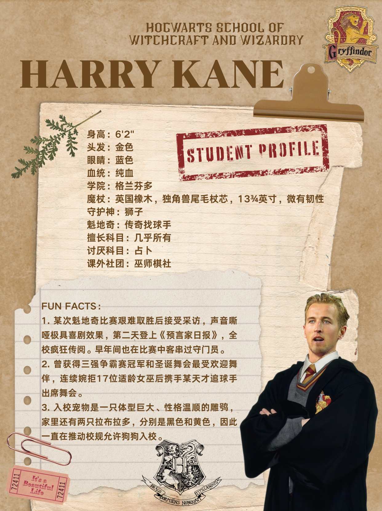 13452【砍贝】亲爱的侦探：你最近接到一份委托，调查霍格沃兹魔法学院两位风云人