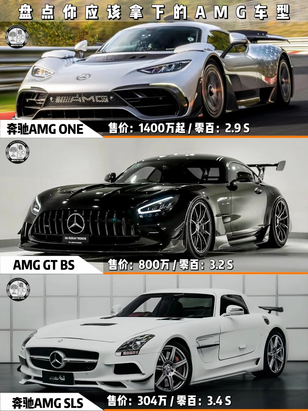 奔驰AMG车型中，你最喜欢哪款?
