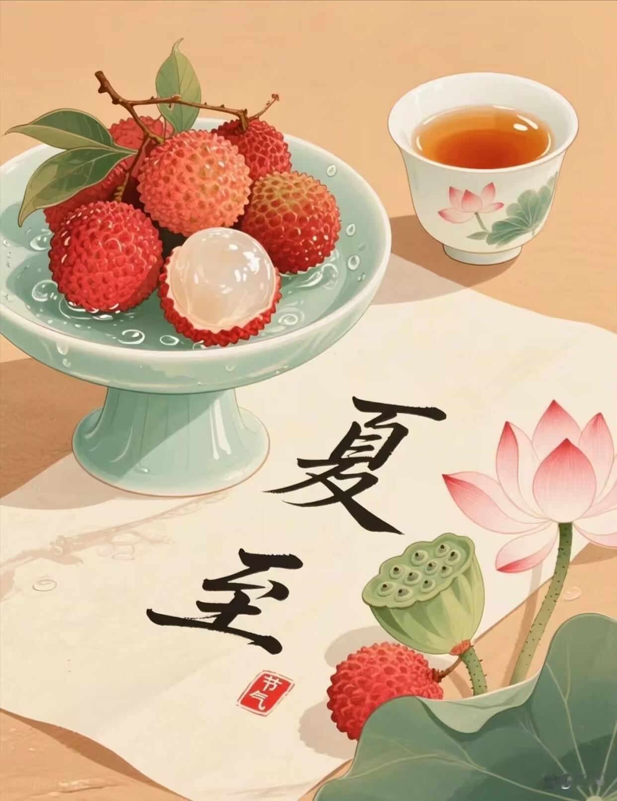 1．今天是一年里白天最长的一天，适合把心里藏了很久的事拿出来晒晒
2．下午的影子