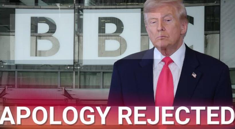 [呲牙]特朗普发财了，起诉BBC索赔50亿美元。。
[呲牙]英国广播公司（BBC