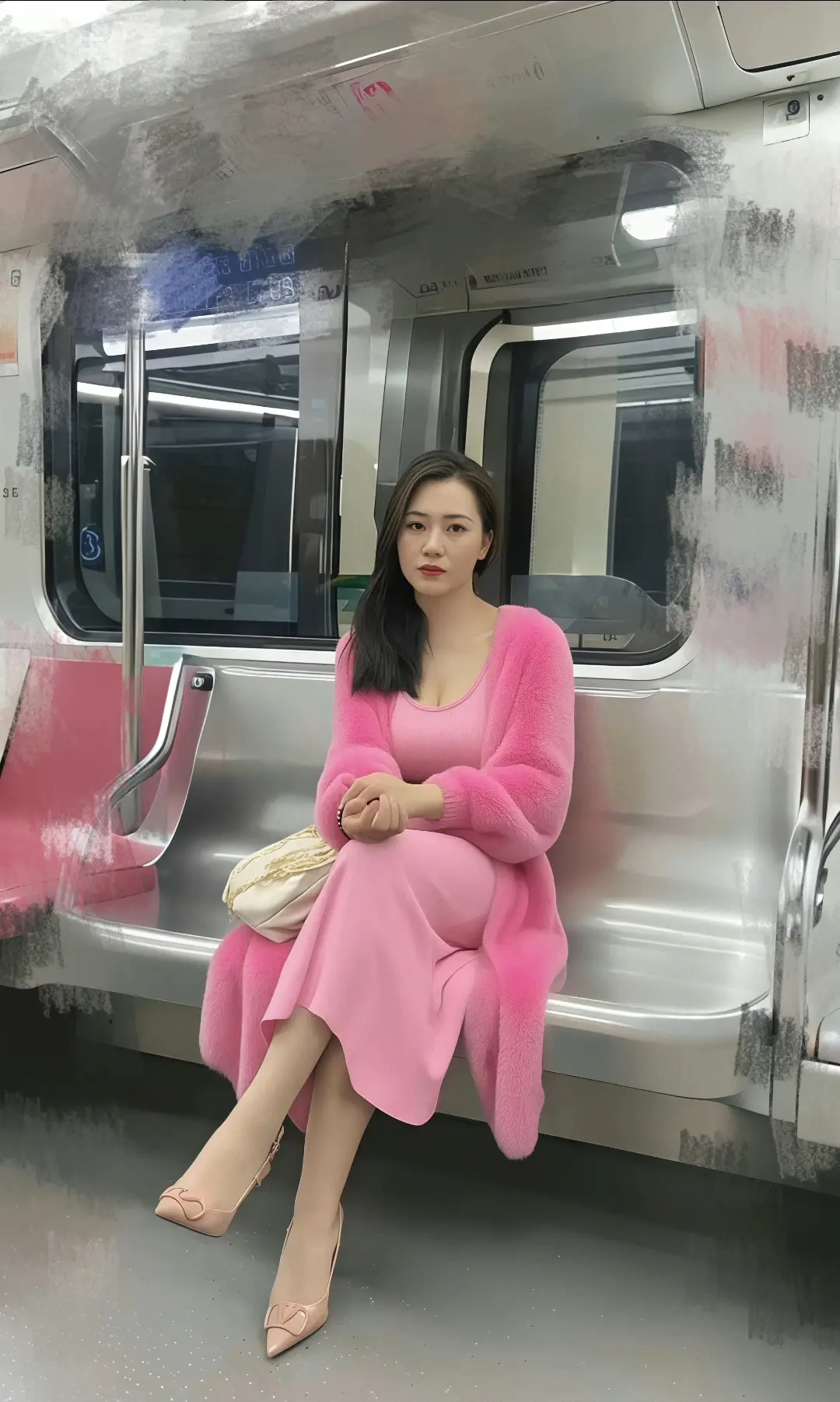姐姐年轻时 回头率肯定很高