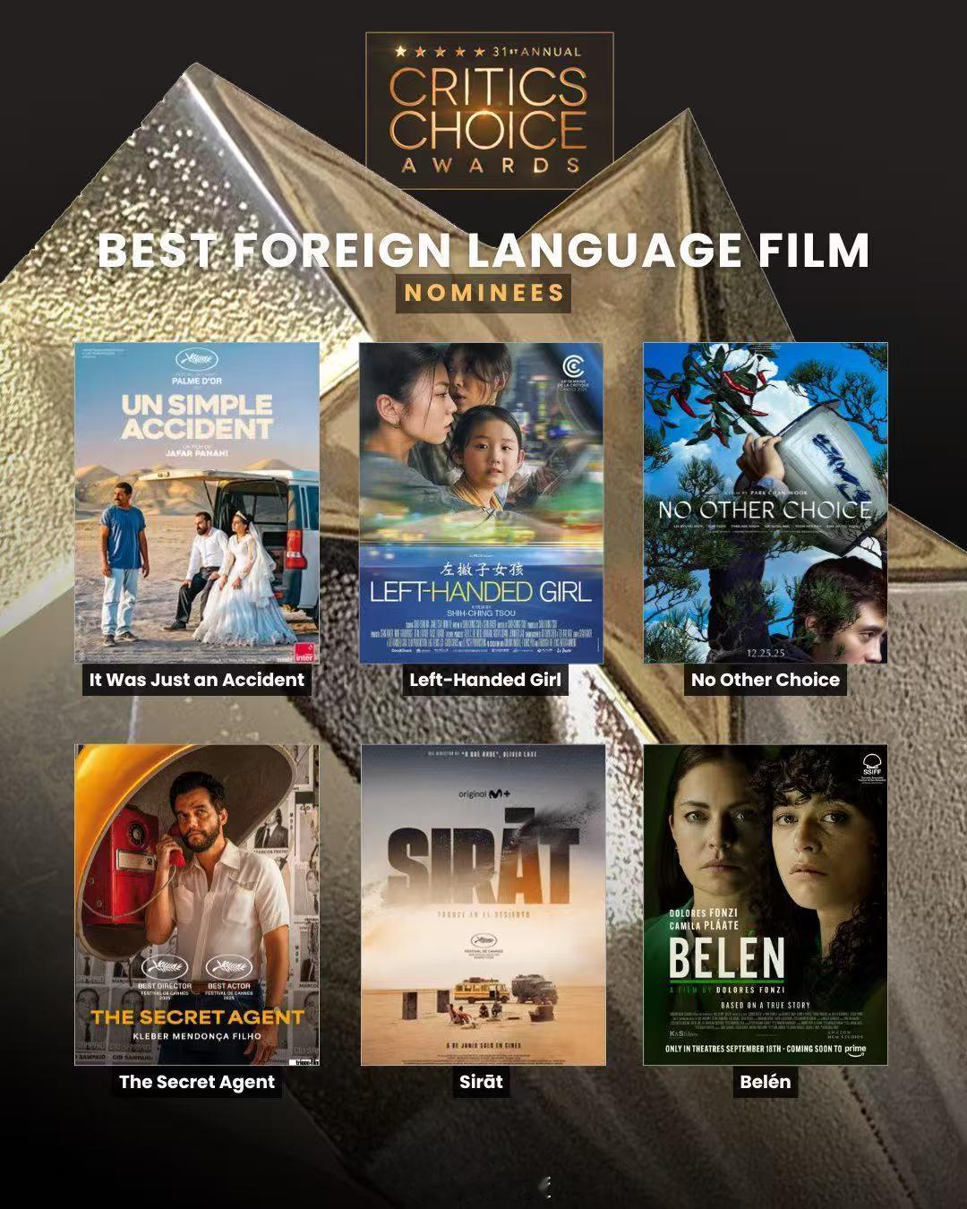 邹时擎与肖恩·贝克合作的「左撇子女孩」提名评论家选择奖最佳外语片，同时片中的小女