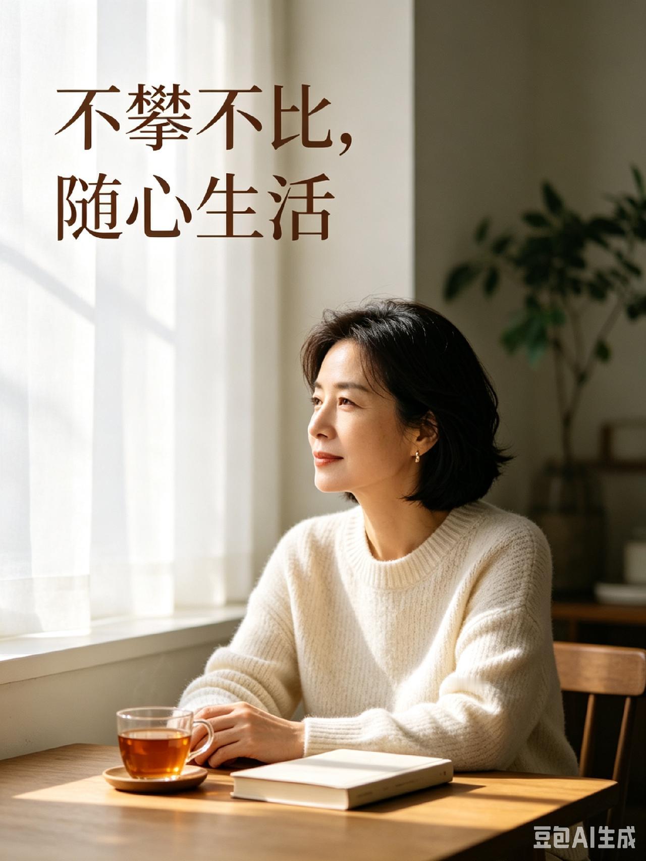 女人最好的状态，是清醒通透，不攀不比
 
女人这一生，最难得的清醒，是不再事事在