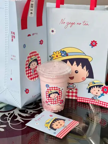 爷爷不泡茶爷爷不泡茶联名樱桃小丸子 特意打卡线下门店，入手了爷爷不泡茶和樱桃小丸