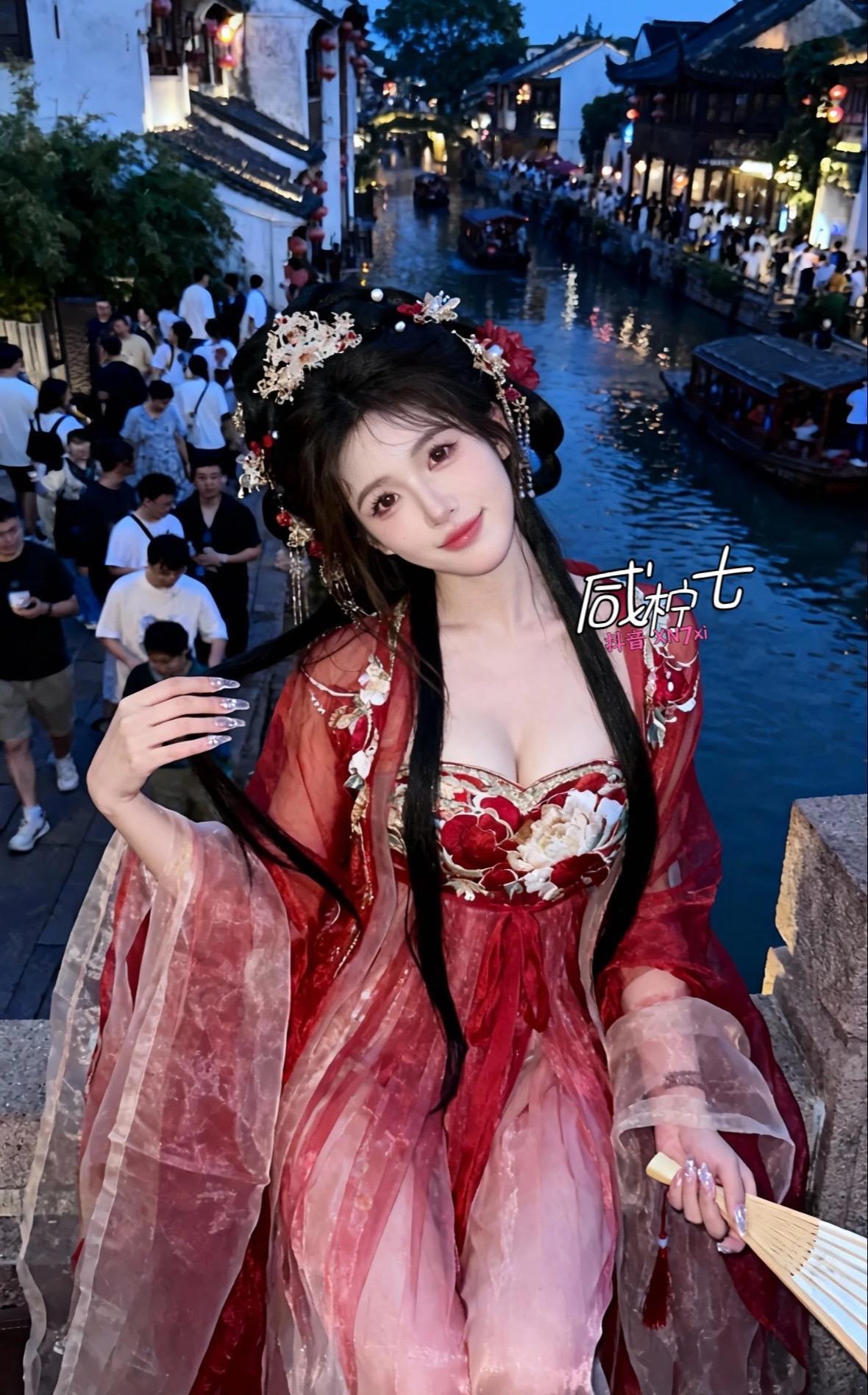 原来穿上古装也可以这么美 古风cos 旅行碎片 美女汉服