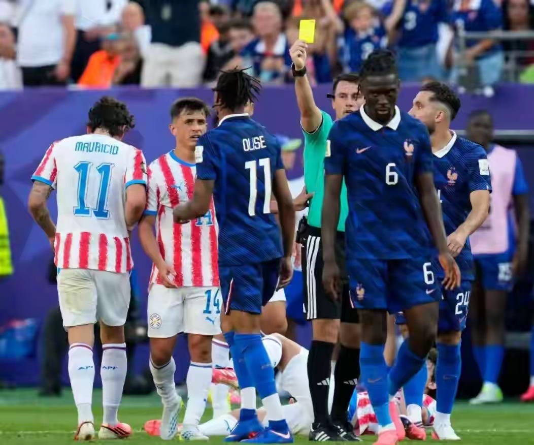 法国主帅德尚：已收到FIFA通知，奥利塞黄牌申诉失败；姆巴佩心理素质很强，种族歧