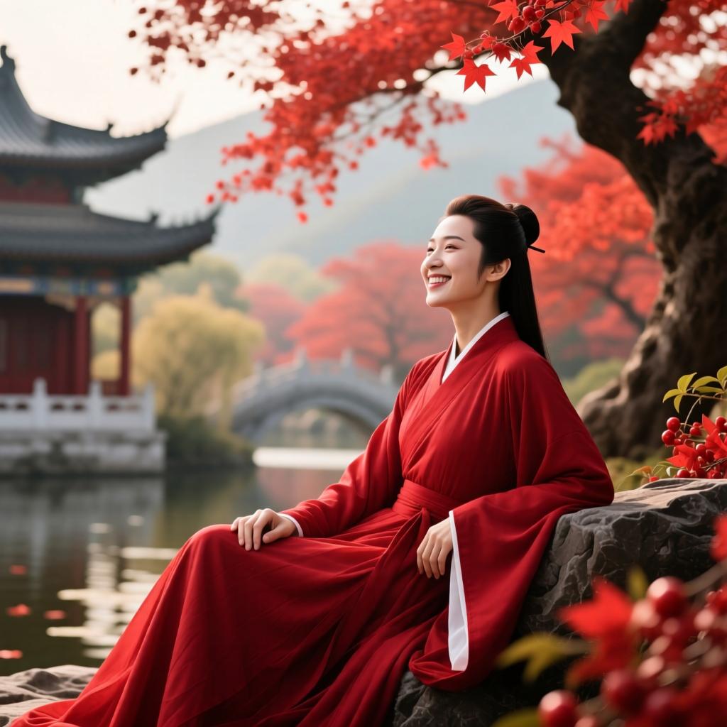 上联：笑看红尘多少事，诚邀下联悠然心自若一闲。