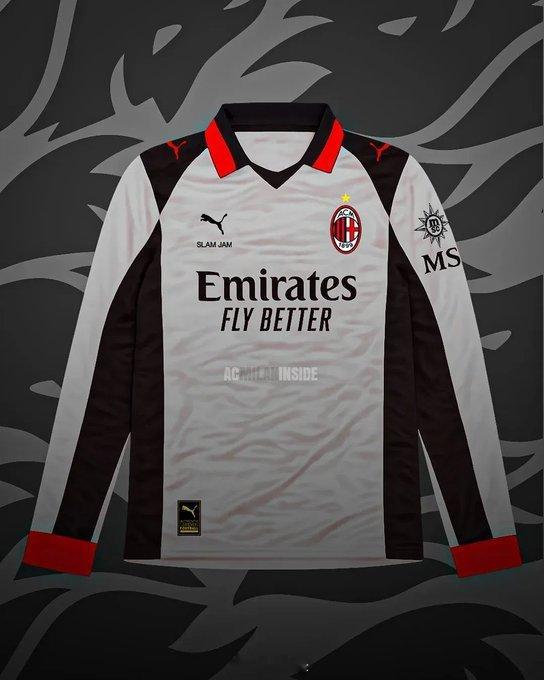 【第四球衣】AC 米兰 & Slam Jam & PUMA 联名款球衣，基本确定