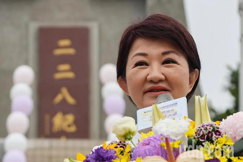 连续8年出席二二八追思会 卢秀燕：反省历史、继续向前进
台中市长卢秀燕今天出席台