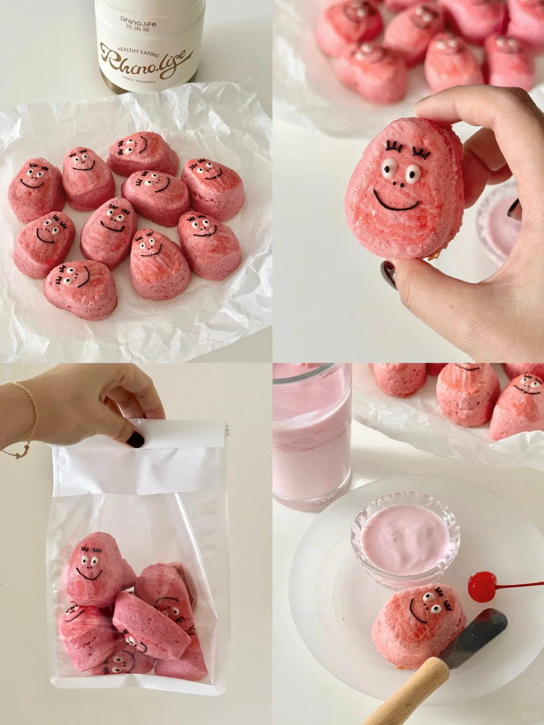 巴巴爸爸酸奶夹心司康 | 附教程