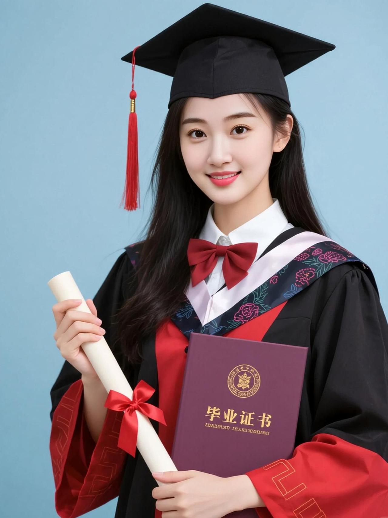 学士写真 高颜值