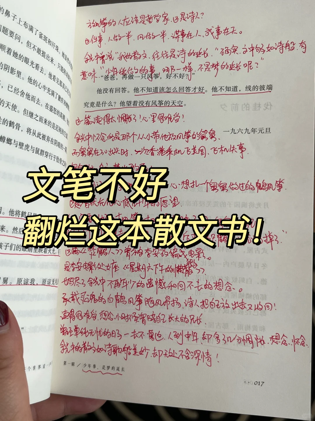 他的文笔美到令人心颤！真恨不得全文摘抄！！